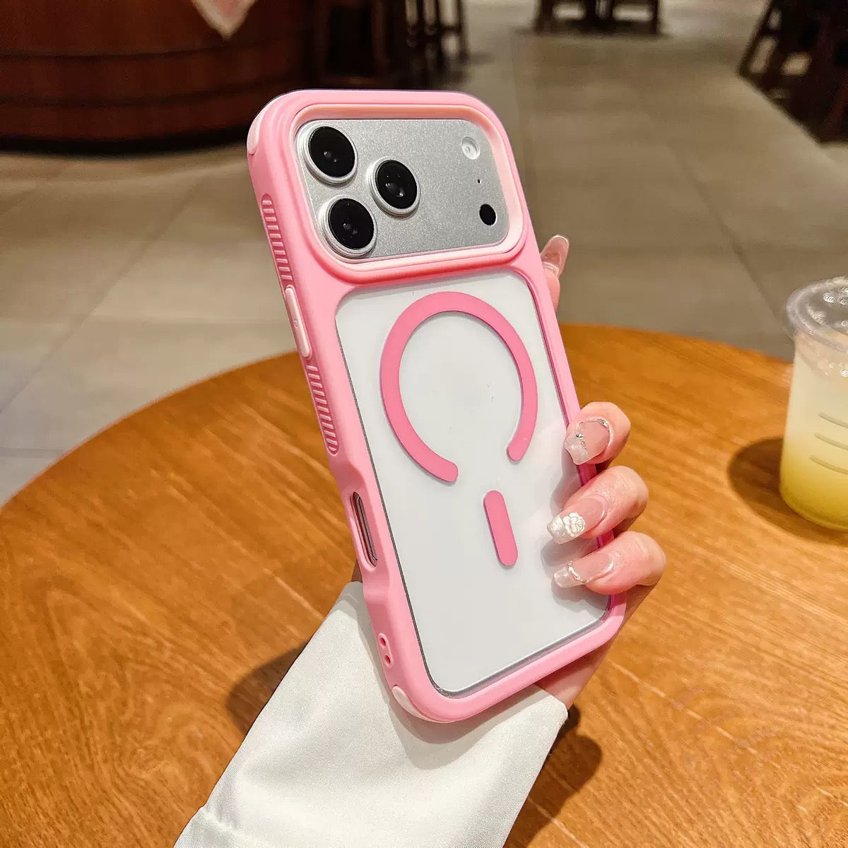 Magnetic Shockproof Clear Phone Case
