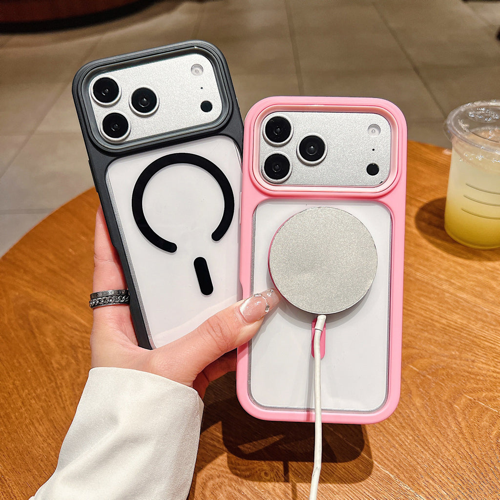 Magnetic Shockproof Clear Phone Case