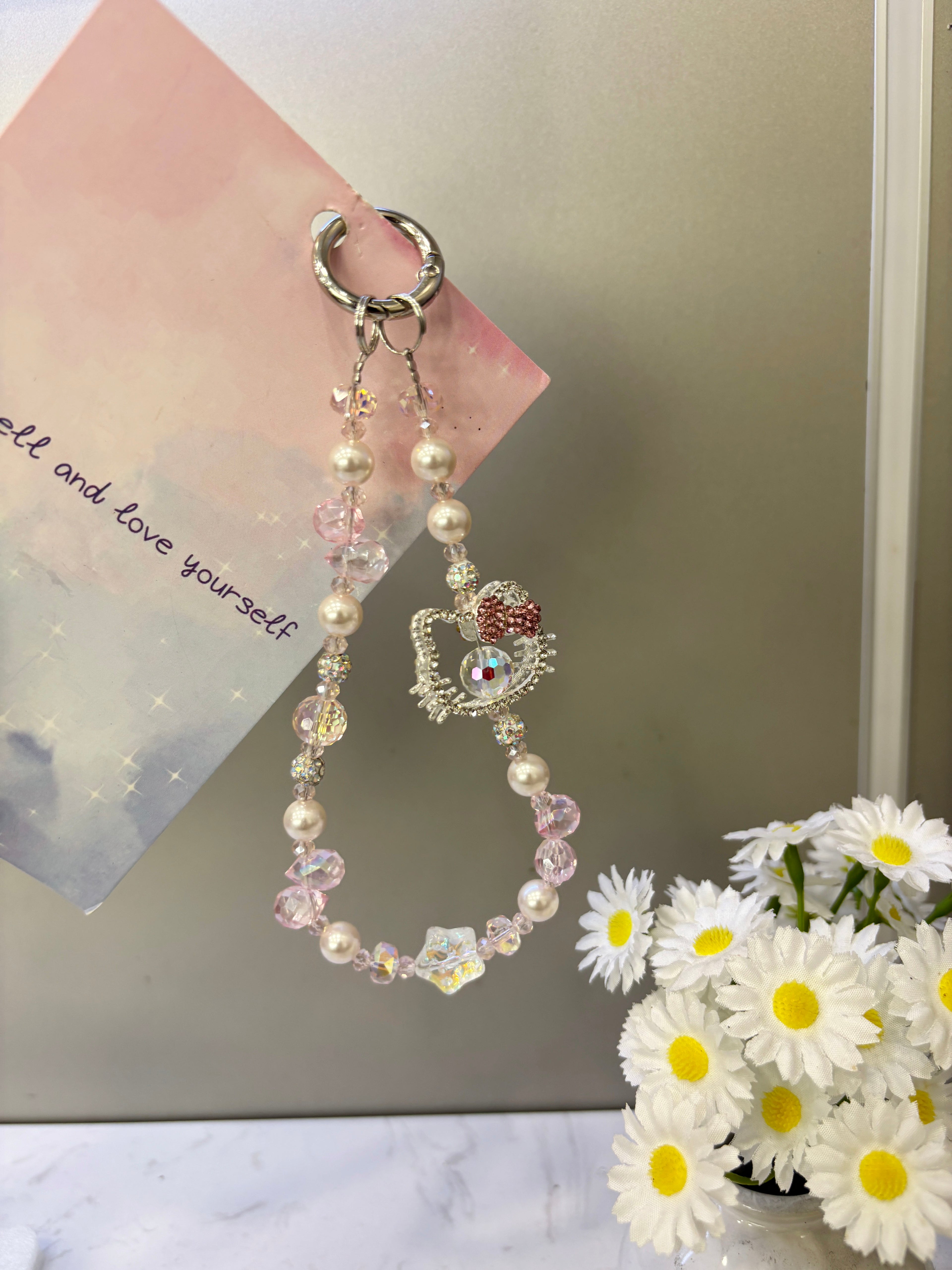Rhinestone Girly  Phone Charm