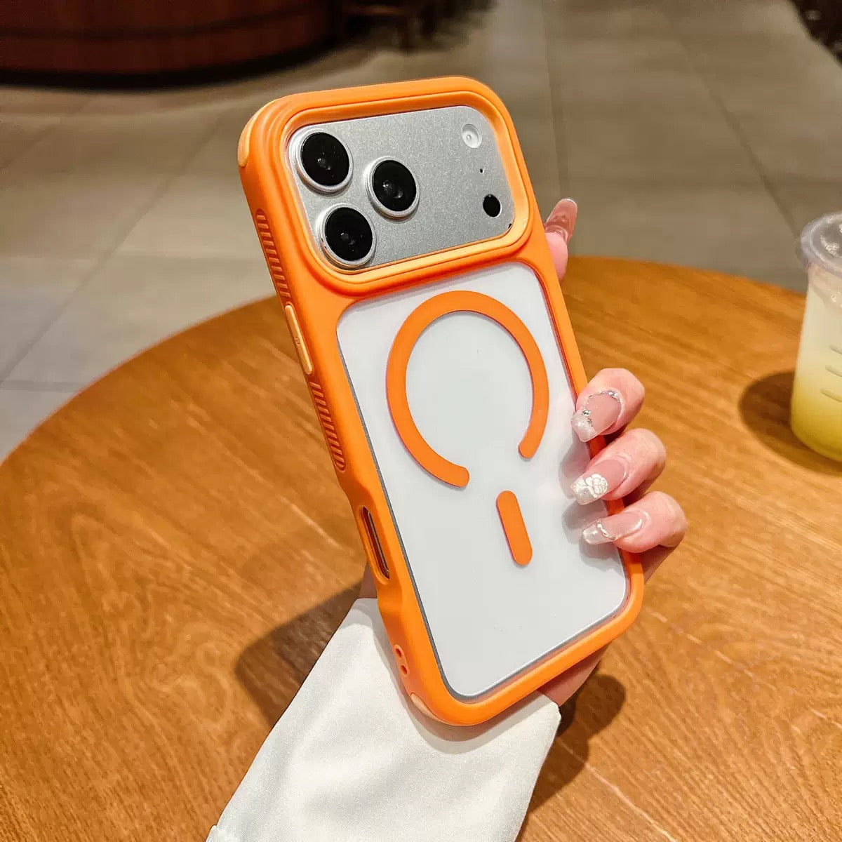Magnetic Shockproof Clear Phone Case