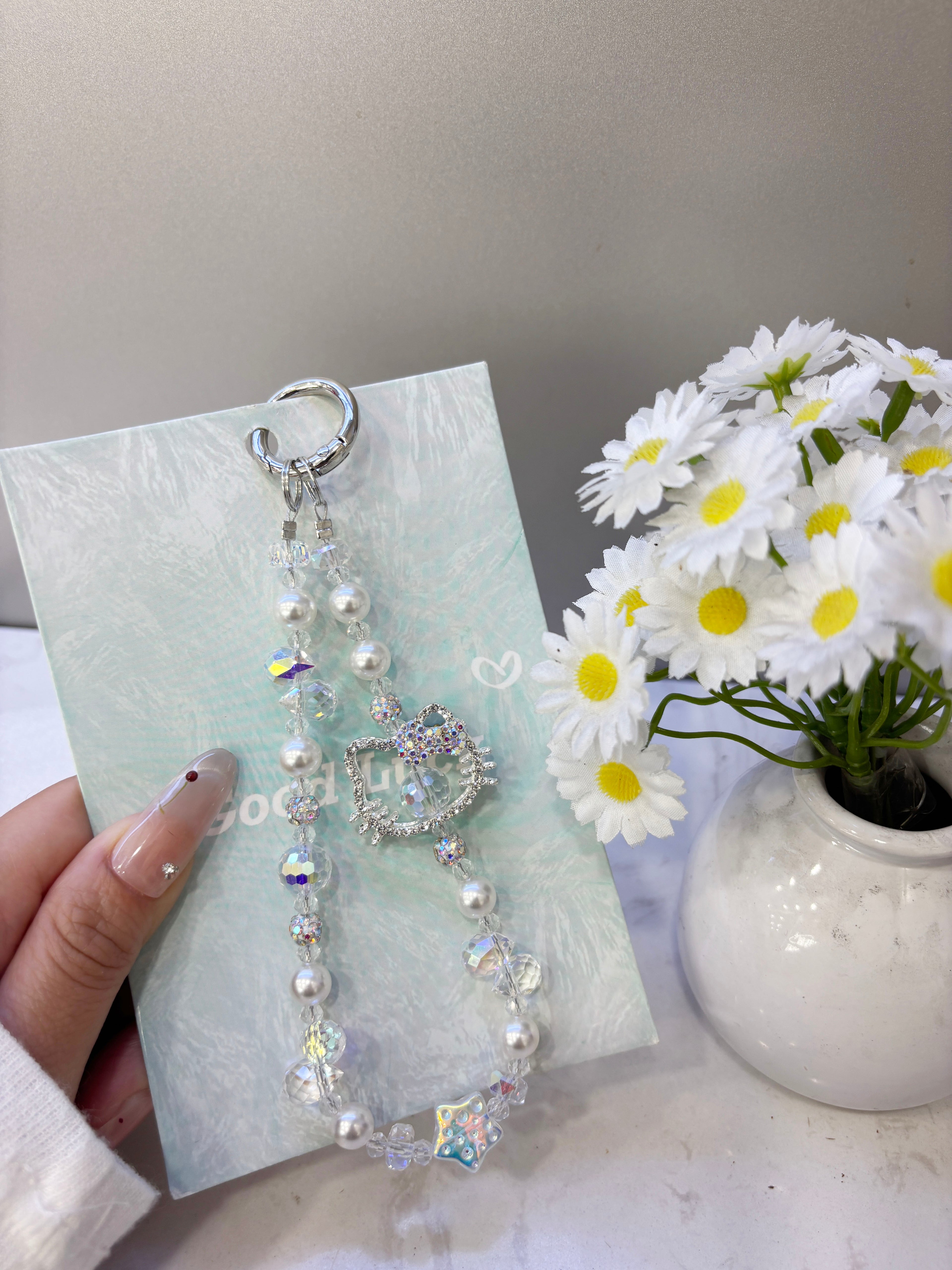 Rhinestone Girly  Phone Charm