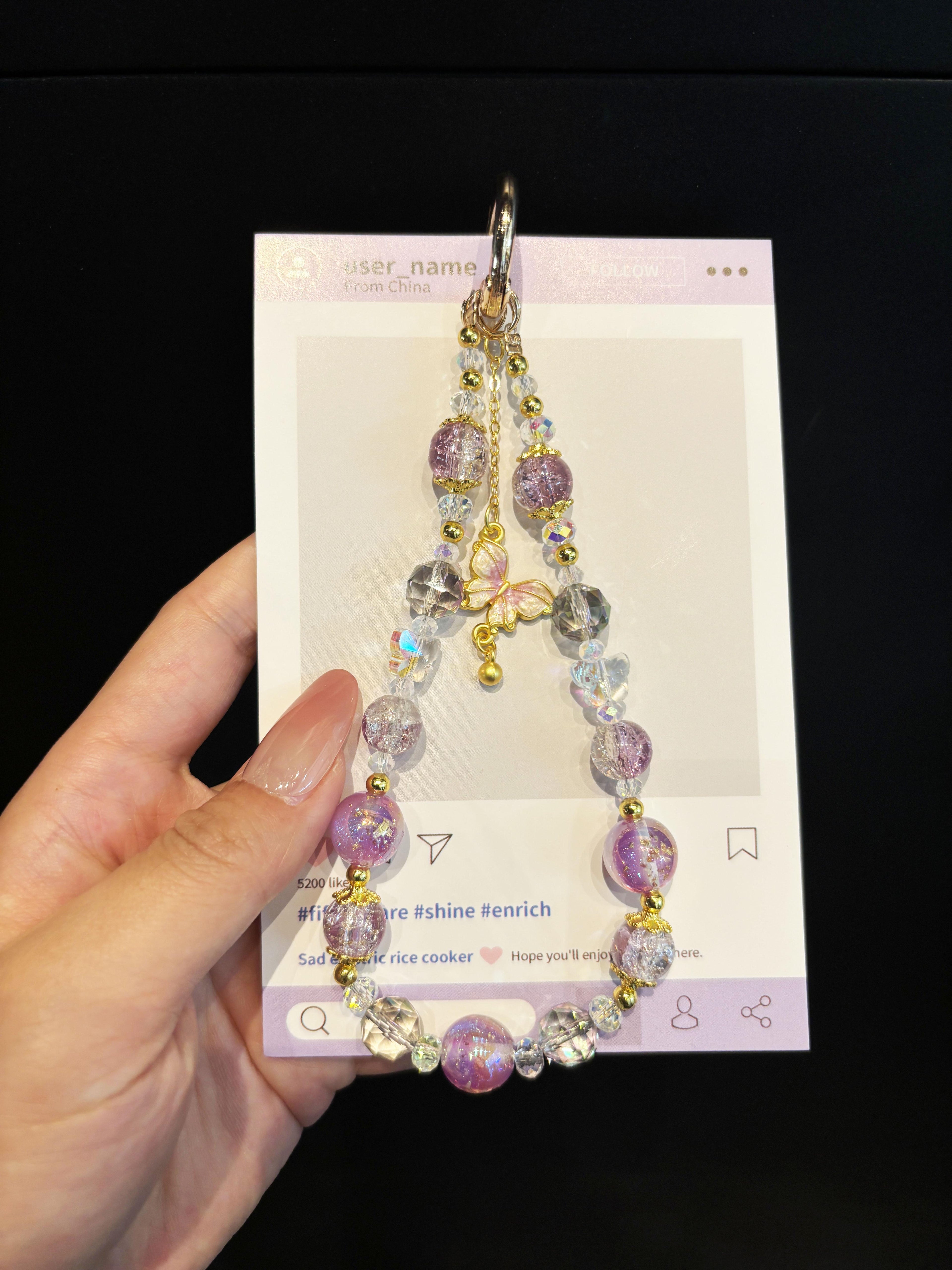 Girly Fashion Phone Charms