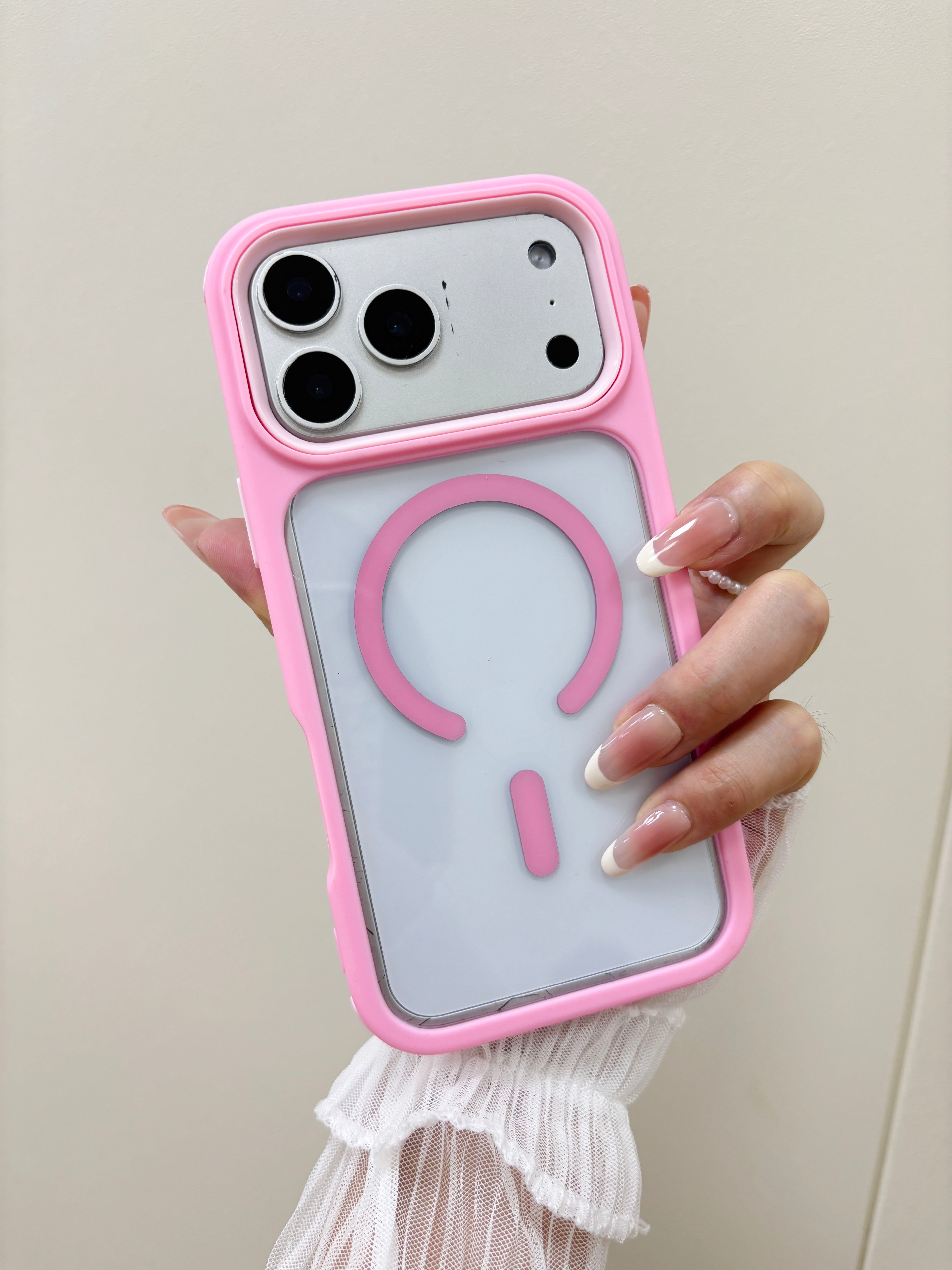 Magnetic Shockproof Clear Phone Case