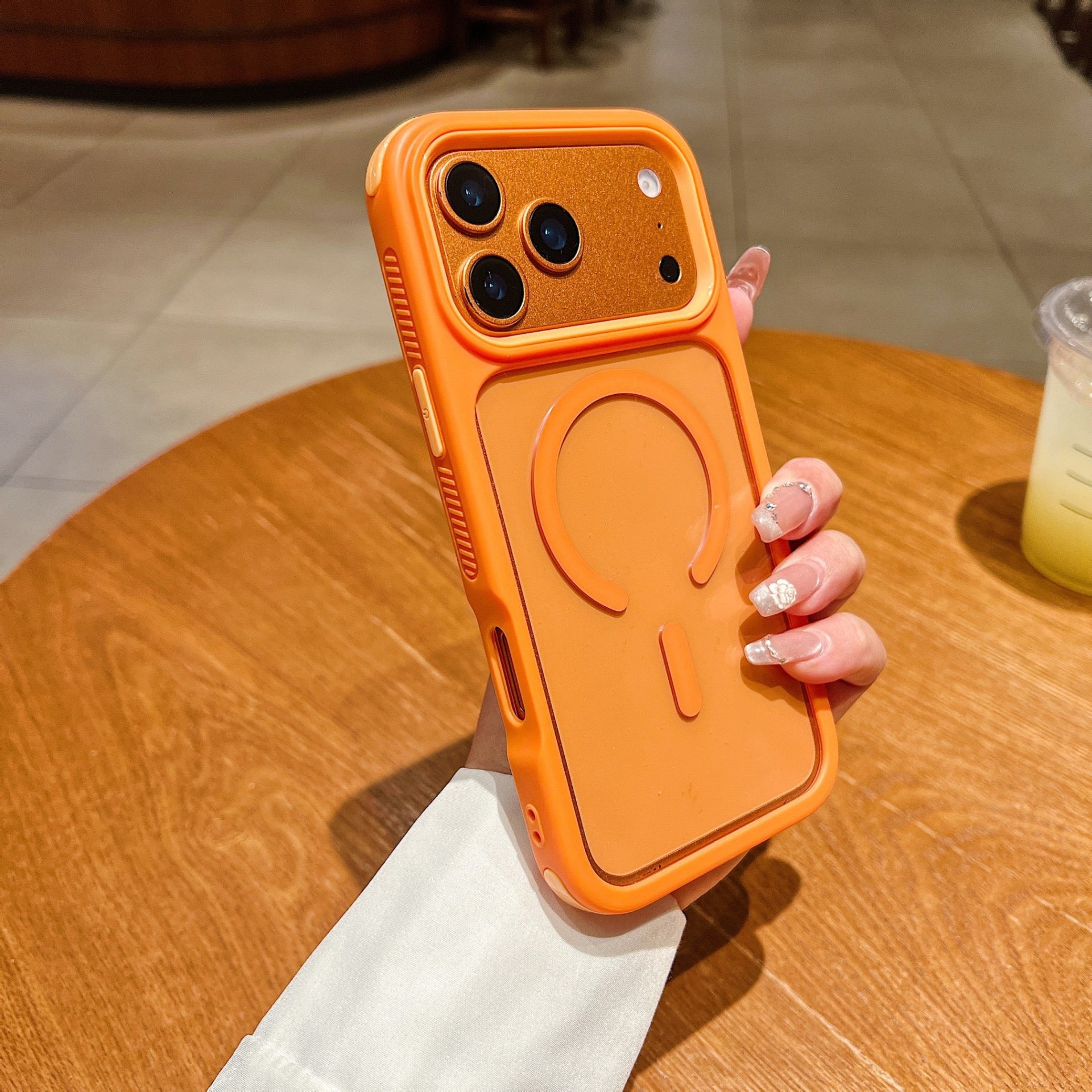 Magnetic Shockproof Clear Phone Case