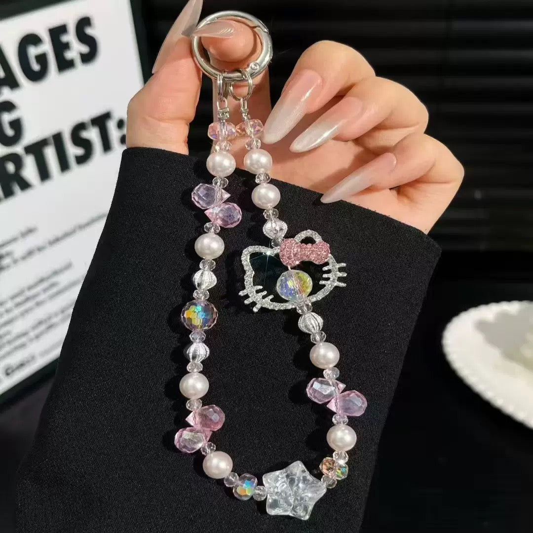 Rhinestone Girly  Phone Charm