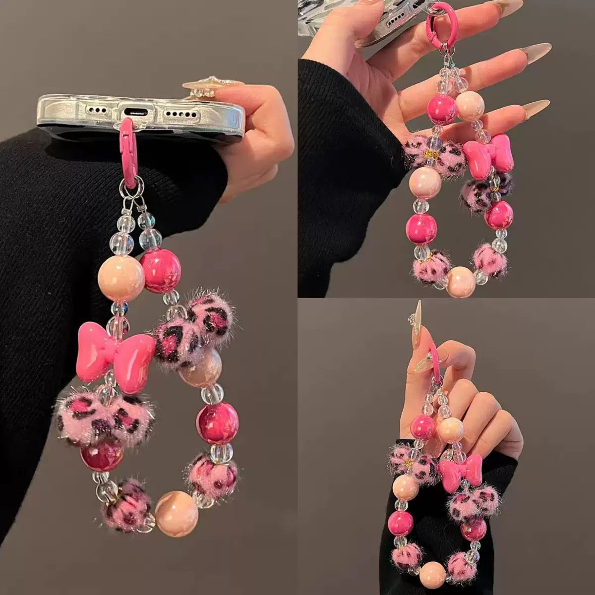 Stylish Leopard Phone Charms