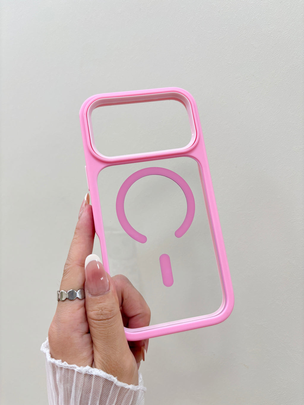 Magnetic Shockproof Clear Phone Case
