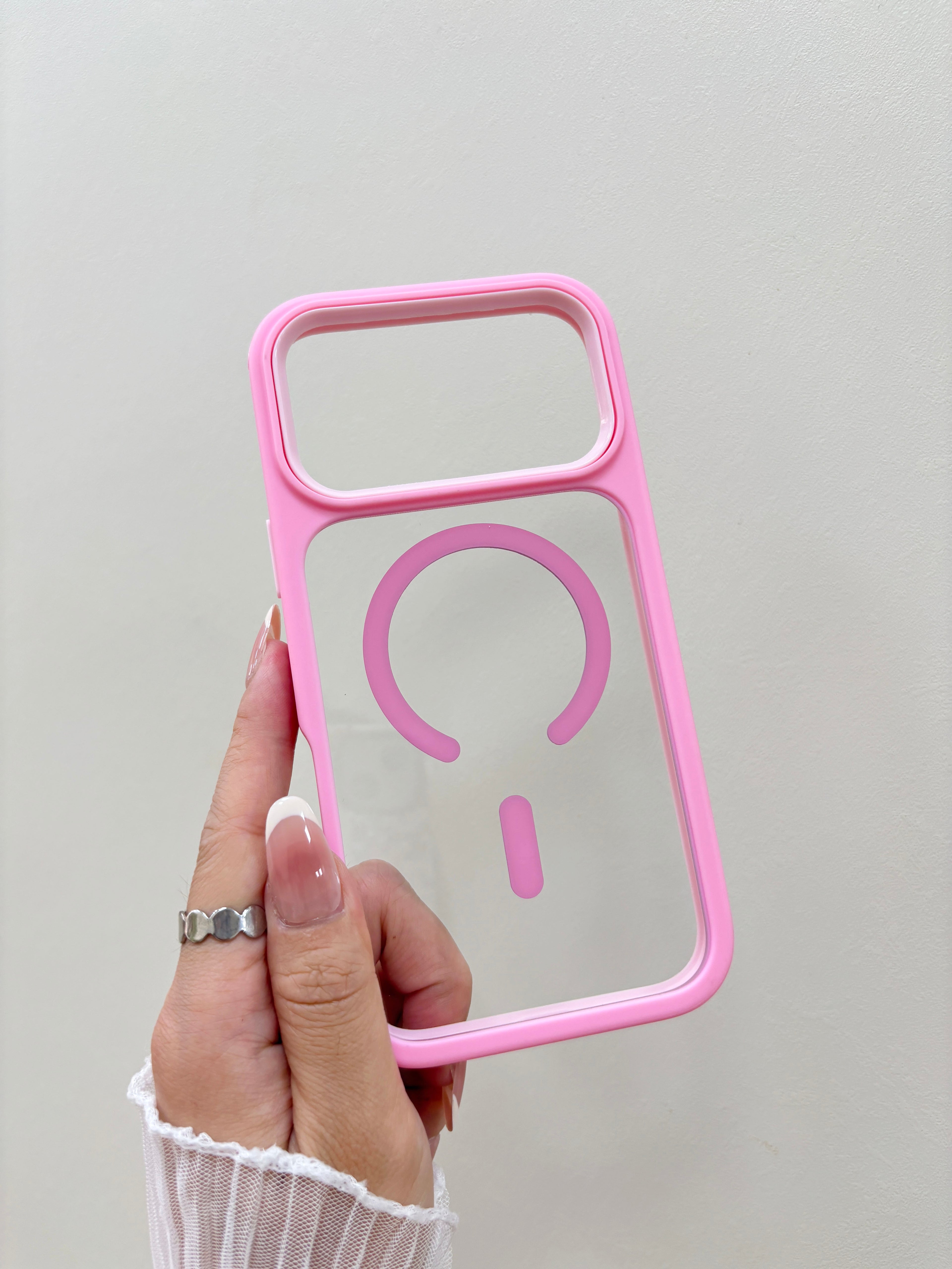 Magnetic Shockproof Clear Phone Case