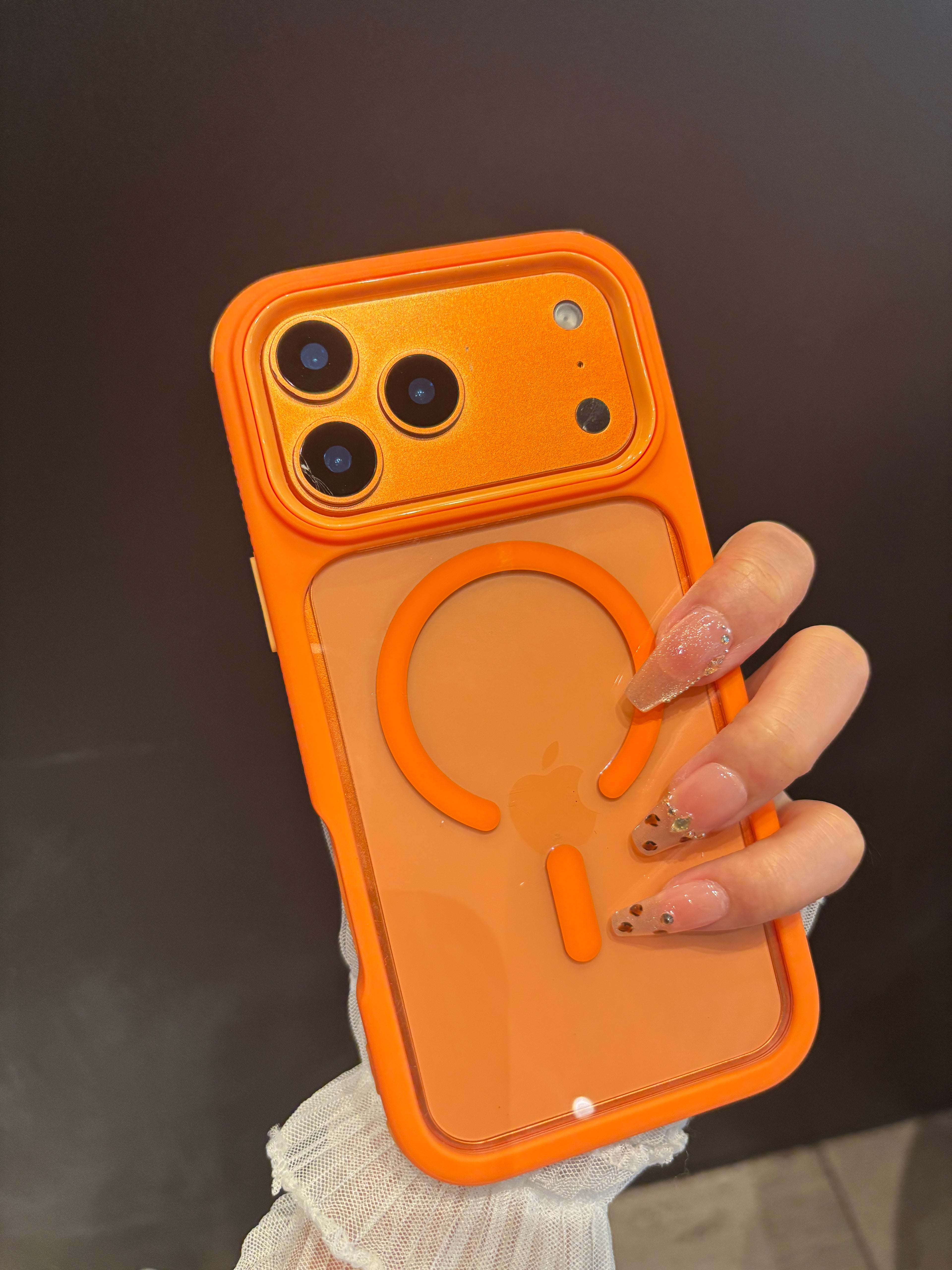 Magnetic Shockproof Clear Phone Case